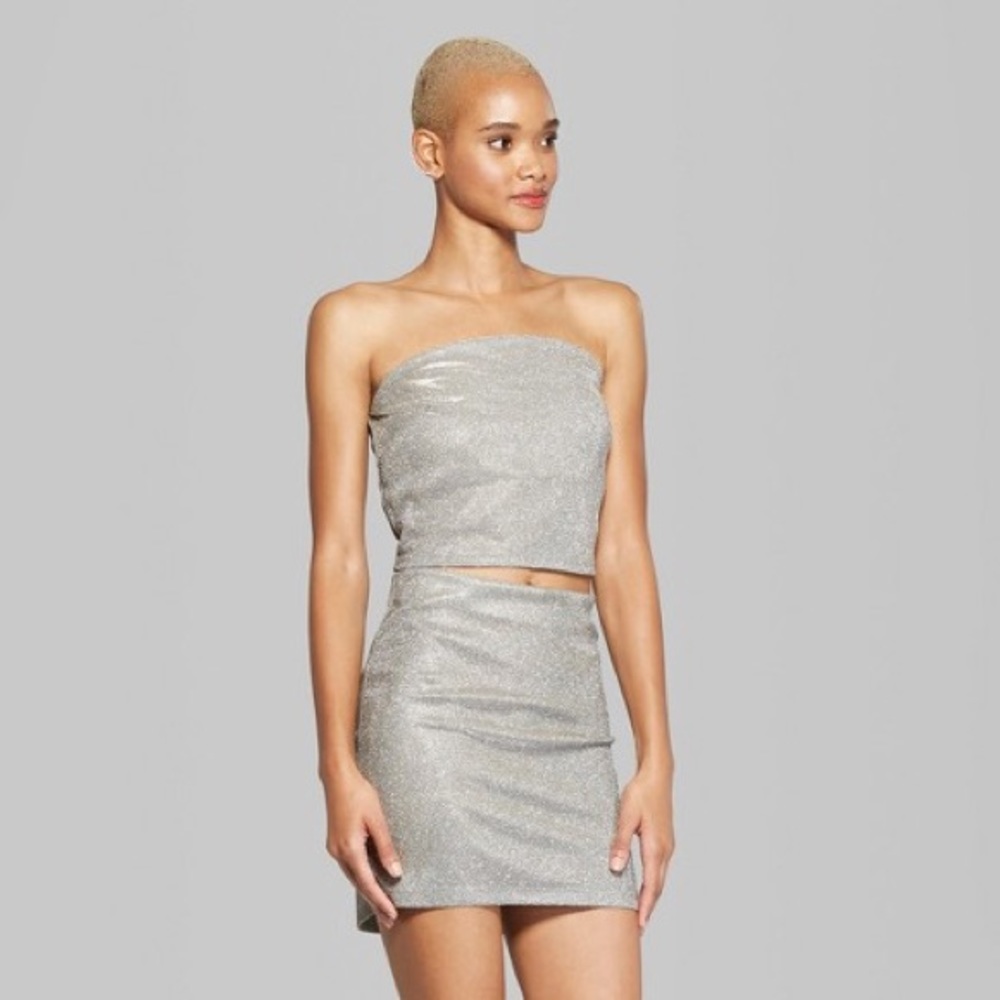 Shimmering Tube top